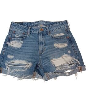 American Eagle Outfitters Distressed Jean Shorts Size 2